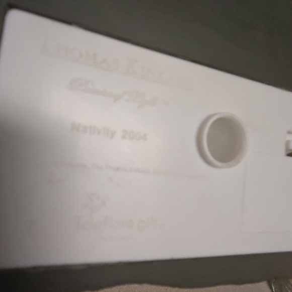 Thomas Kinkade Nativity Scene 2004 Teleflora Christmas Nativity Design - Picture 10 of 11